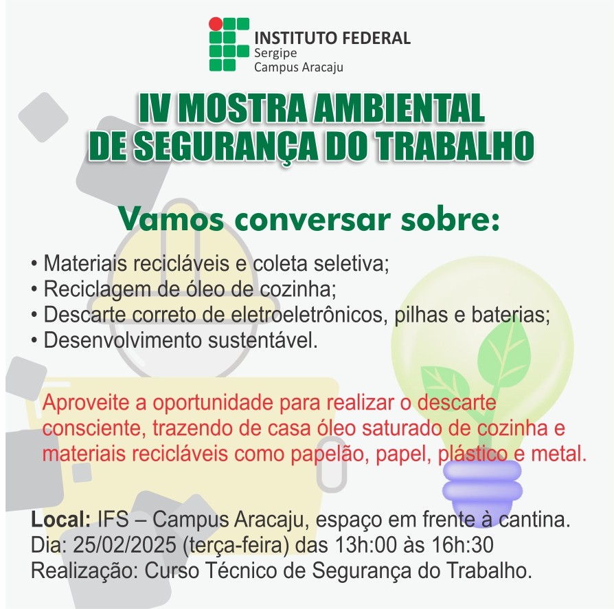 IV Mostra Educação Ambiental Segurança do Trabalho para publicar 25 2 2025