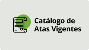 Catálogos de atas vigentes