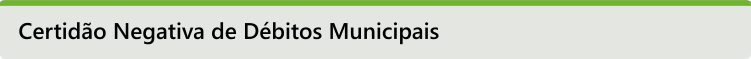 card certidao negativa debitos municipais