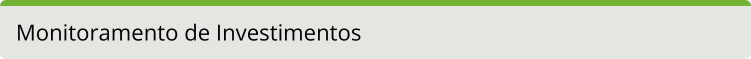 Monitoramento de Investimentos