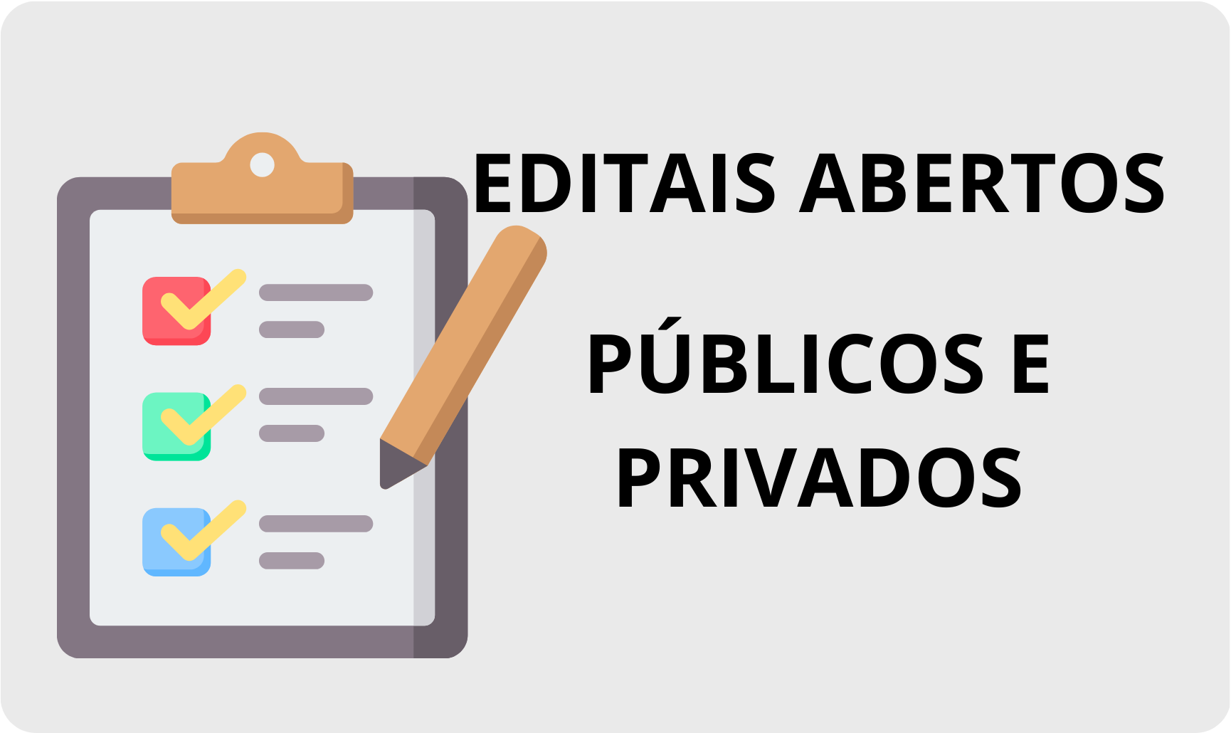 Editais Abertos